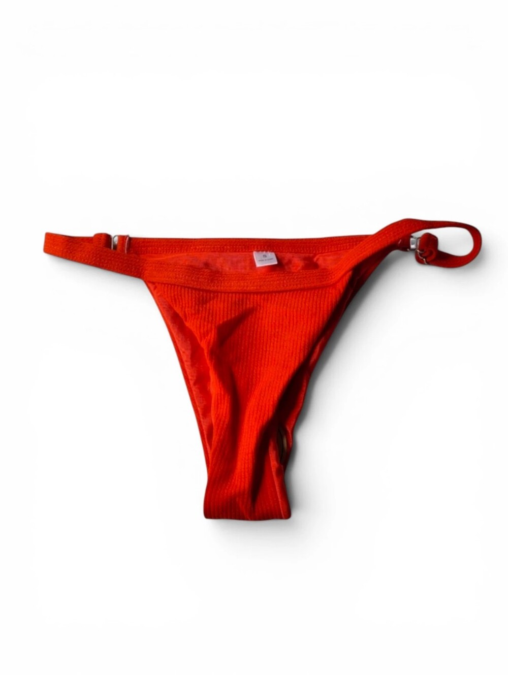 Red Strappy bikini bottoms size small women's